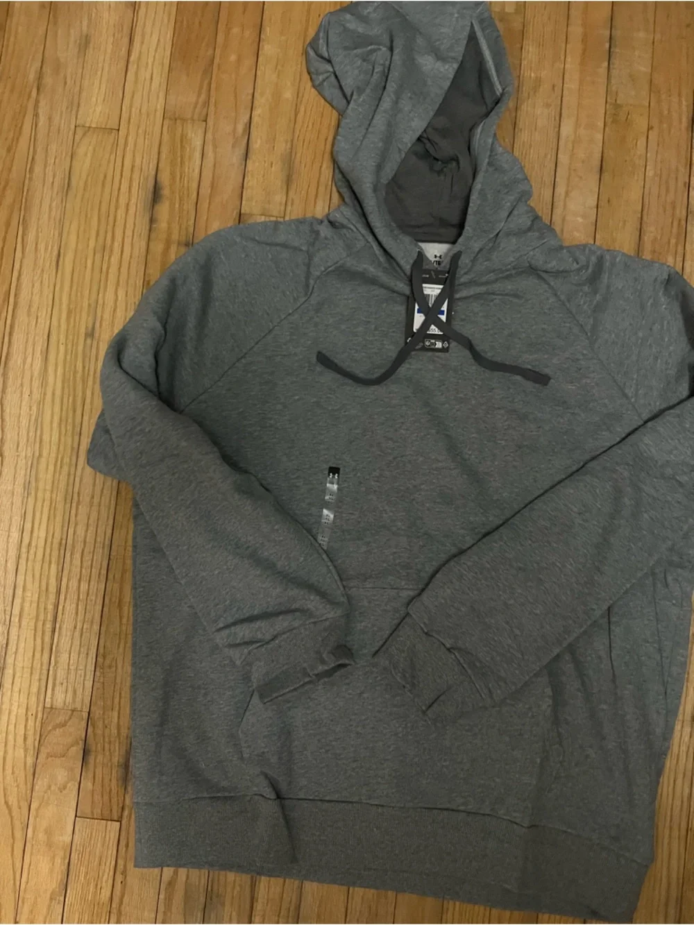 Under Armour Gray Pullover Hoodie - Picture 1 of 4